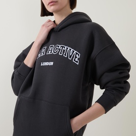 Active Logo Oversized Hoodie