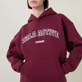 Active Logo Oversized Hoodie