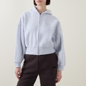 Cocoon Zip-Through Sweatshirt