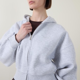 Cocoon Zip-Through Sweatshirt