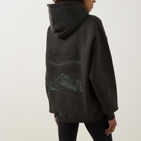 Outdoors Logo Oversized Hoodie