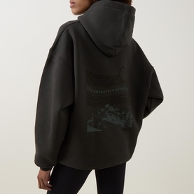 Outdoors Logo Oversized Hoodie