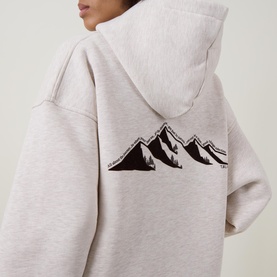 Outdoors Logo Oversized Hoodie
