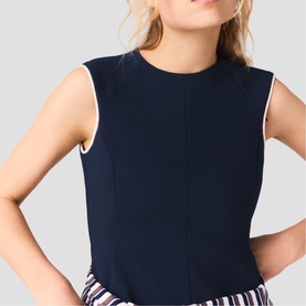 Embellished Collar Mini Shift Dress