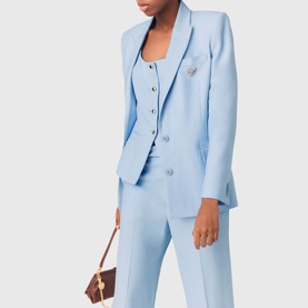 Vigalue Single-Breasted Blazer