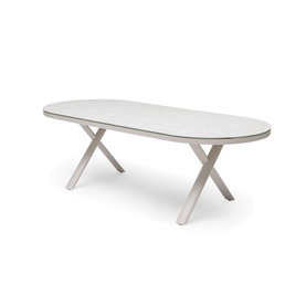 Alvin Oval Garden 7-Piece Dining Set Nature