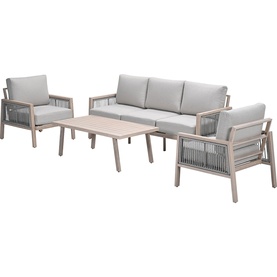 Anderson Garden Lounge 4-Piece Set Light Oak