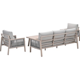 Anderson Garden Lounge 4-Piece Set Light Oak