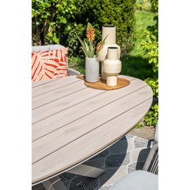 Annalise Garden 7-Piece Dining Set Taupe