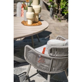 Annalise Garden 7-Piece Dining Set Taupe