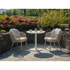 Alvin Garden 3-Piece Bistro Set Nature