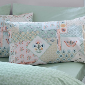 Folkpatch Duvet Set Green