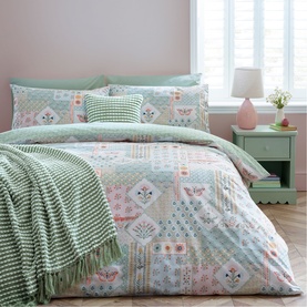 Folkpatch Duvet Set Green