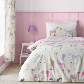Happy Horse Duvet Set Cream