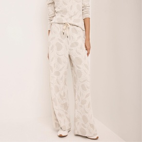 High-Rise Jacquard Trousers