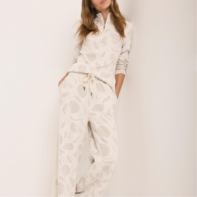High-Rise Jacquard Trousers