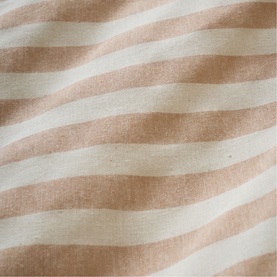 Woven Stripe Duvet Set Clay