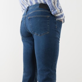 London Mid-Rise Slim Leg Jeans