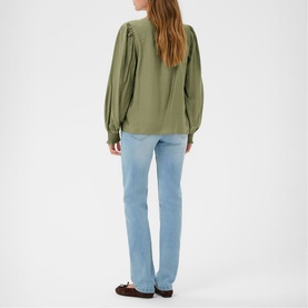Lufia Bishop Sleeve Blouse