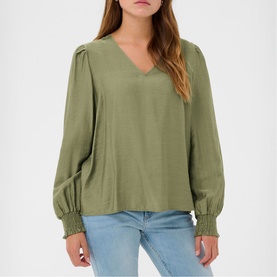 Lufia Bishop Sleeve Blouse