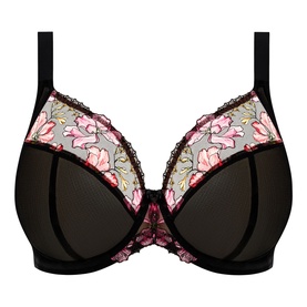 Teagan Floral Underwired Plunge Bra
