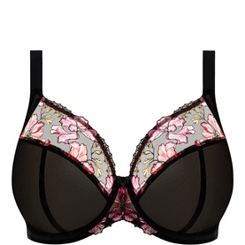 Teagan Floral Underwired Plunge Bra