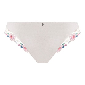 Lillia Floral Trim Thong