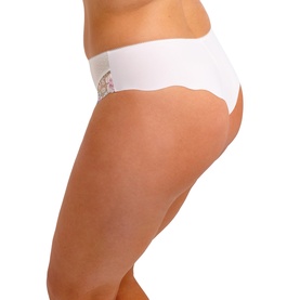 Lillia Floral Trim Thong
