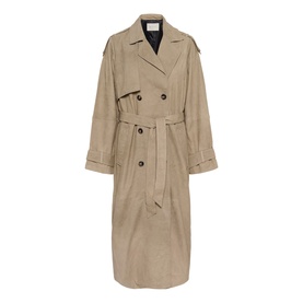 Rachel Suede Trench Coat