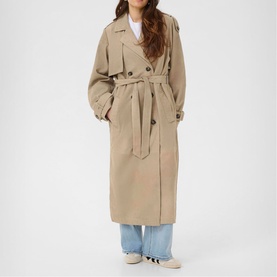 Rachel Suede Trench Coat