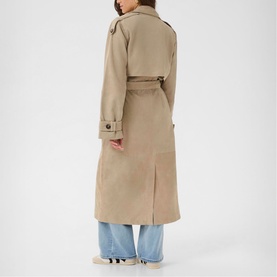 Rachel Suede Trench Coat