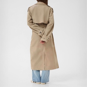 Rachel Suede Trench Coat