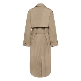 Rachel Suede Trench Coat