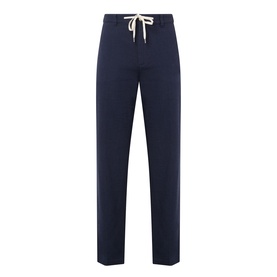 Tiano Drawstring Straight-Leg Trousers