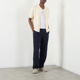 Tiano Drawstring Straight-Leg Trousers