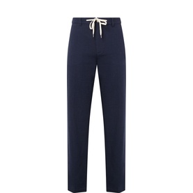 Tiano Drawstring Straight-Leg Trousers
