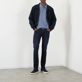 Kiko Textured-Knit Polo Shirt