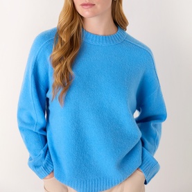 Raised Seam Knit Sweater