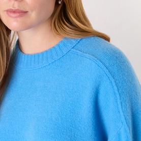 Raised Seam Knit Sweater