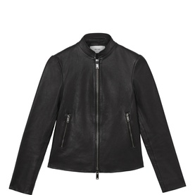 Allie Leather Biker Jacket