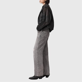 Samina Leather Biker Jacket