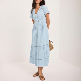 Gauze Flared Dress