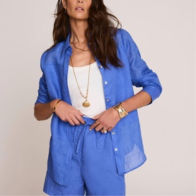 Linen Drawstring Shorts