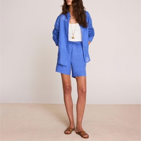 Linen Drawstring Shorts