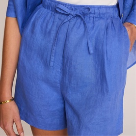 Linen Drawstring Shorts