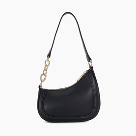 Direction Chain Detail Shoulder Bag