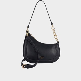Direction Chain Detail Shoulder Bag