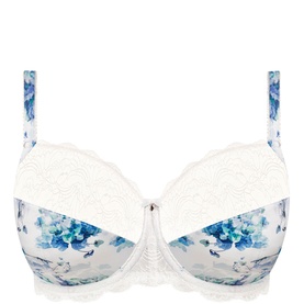Lucia Floral Side Support Wired Bra