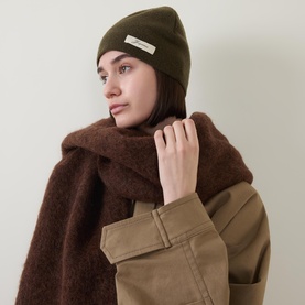 Chevron Bonnet Beanie Hat