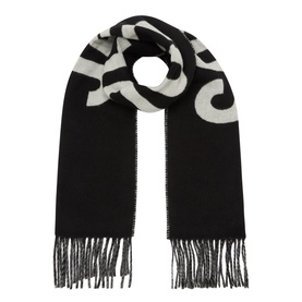 L'echarpe Logo Tassel Scarf